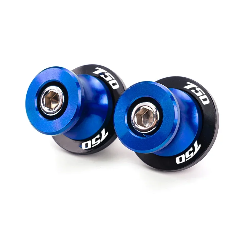 Motorcycle Swingarm Spools Sliders - CNC Aluminum M8 Stand Screws For GSXS 750 950 1000 GT Models