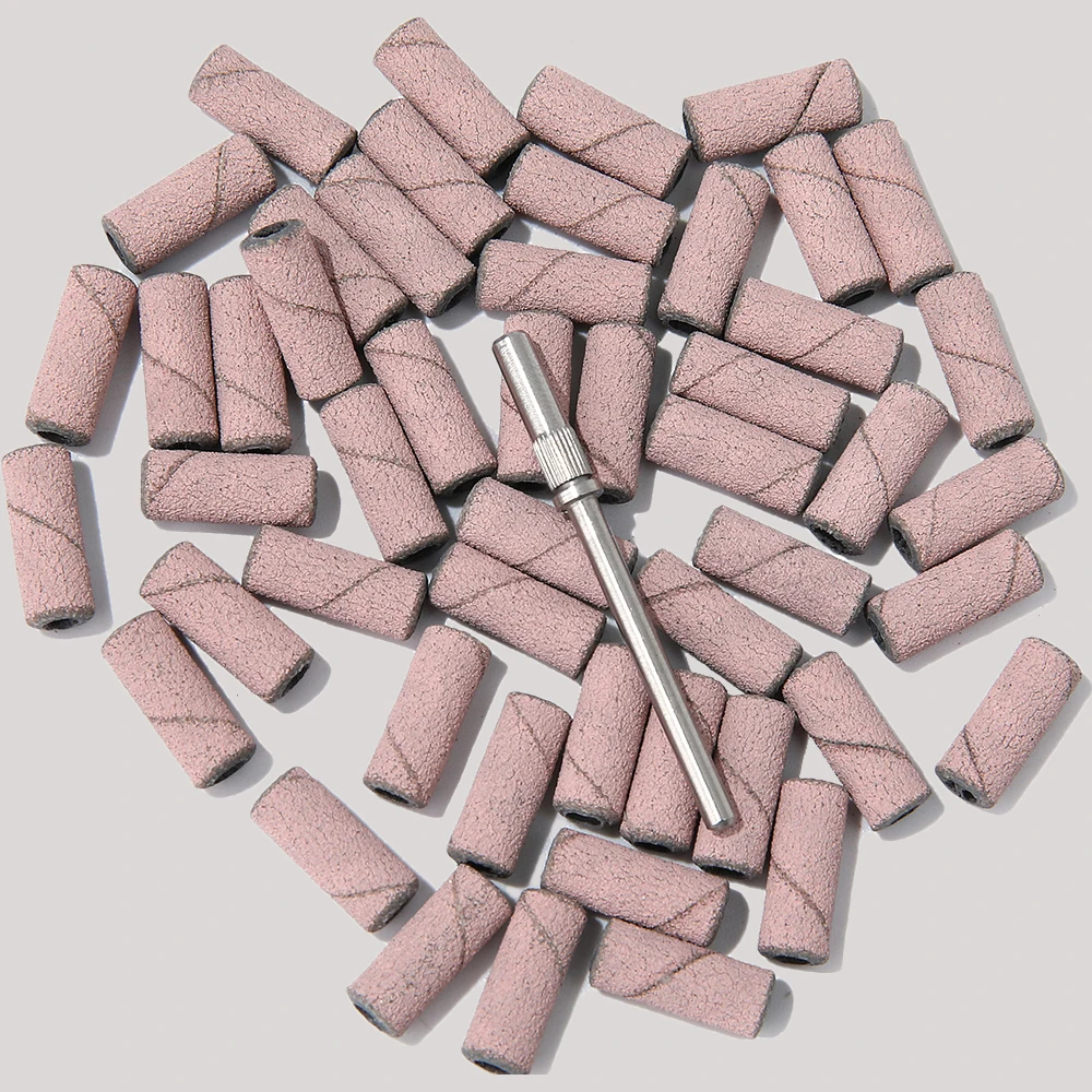 3mm Nail Sanding Bands 80/120/150/180/240 Grit Mini Drill Bit Electric Nail File Accessory Polishing Manicure Tool nail art tools nail drill bit nail drill bits nail manicure tools nail drill set nail drill kit nail sanding bands