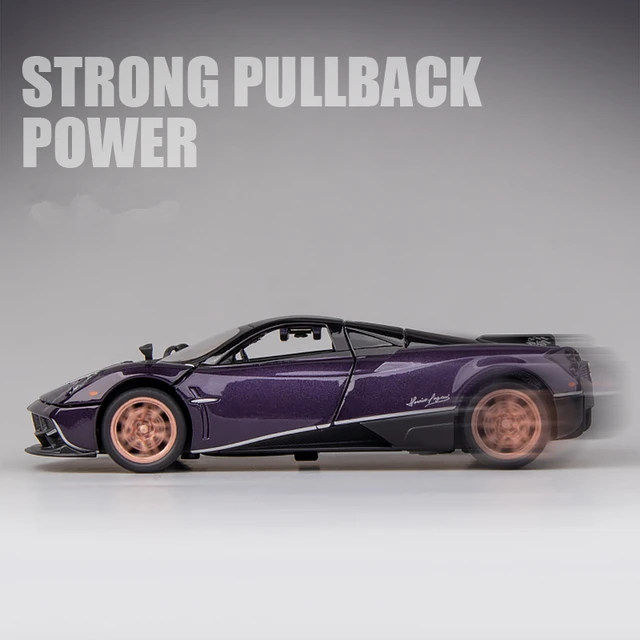 1:32 Pagani Huayra Dinastia Alloy Racing Car Model Diecasts Metal Toy Sports Car Model High Simulation Sound and Light Kids Gift 6