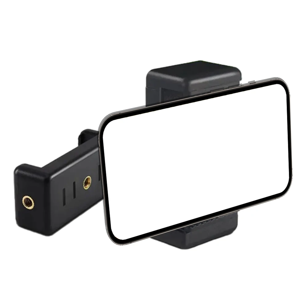 ABS Angle Adjustment Bracket Phone E-Clip Bracket Holder Mount Tripod Stand Lightweight Phone Clip 55-85mm