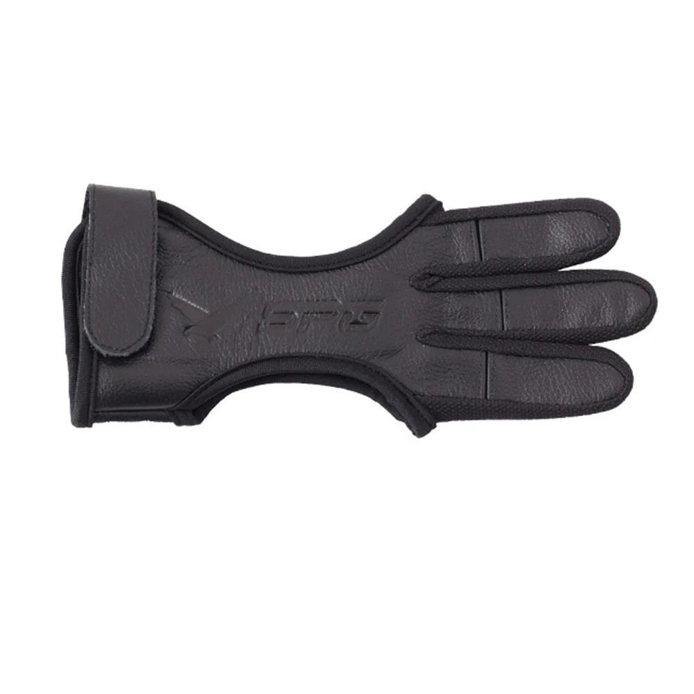

Protect Three-finger Gloves Adjustable Beauty Hunting Bow And Arrow Buckskin Material M/L/XL Outdoor Hunting Shoting Accessories