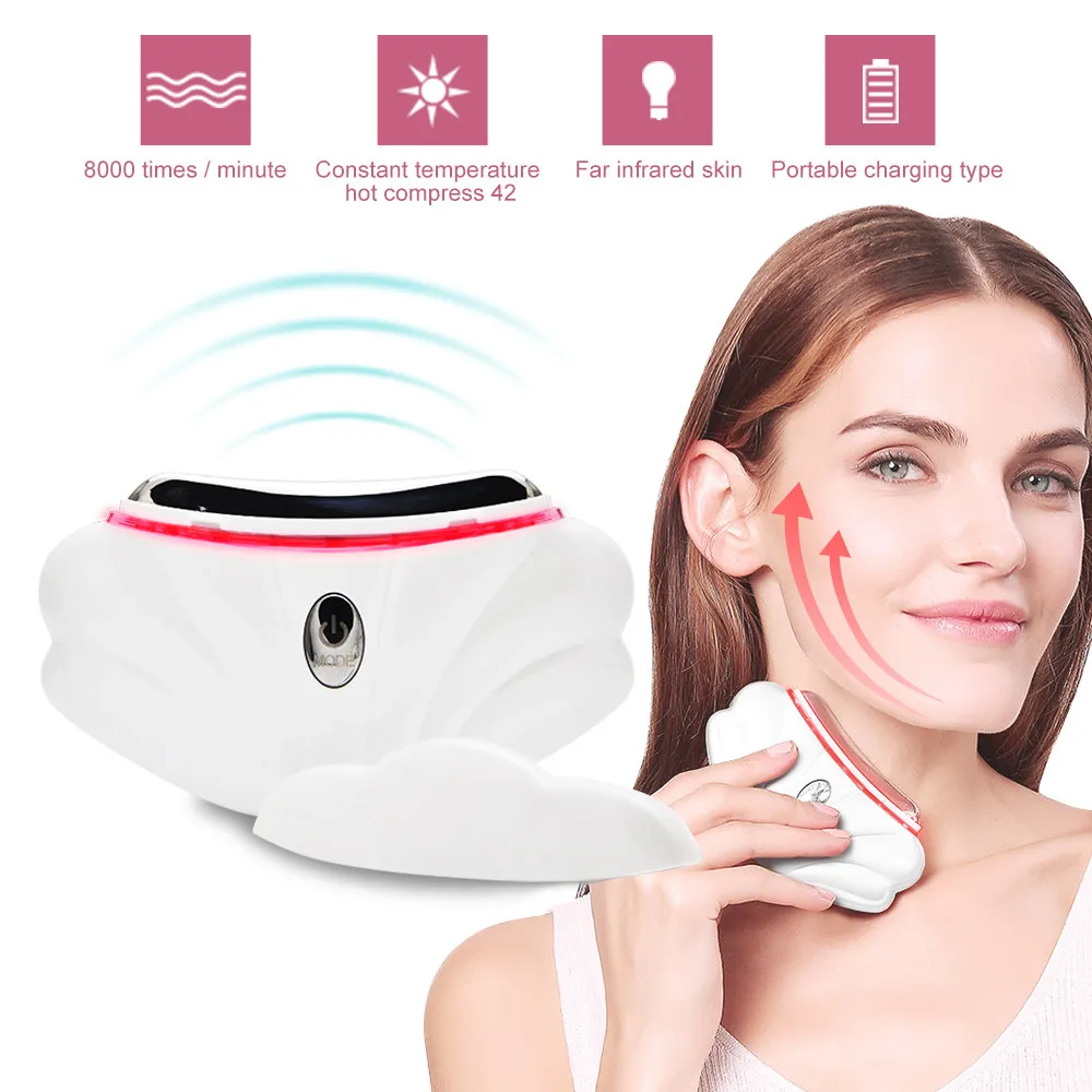 

Electric Facial Scraper Face Lift Devices Gua Sha Massagers Wrinkle Removal Home Beauty Devices Double Chin Remover Face Care