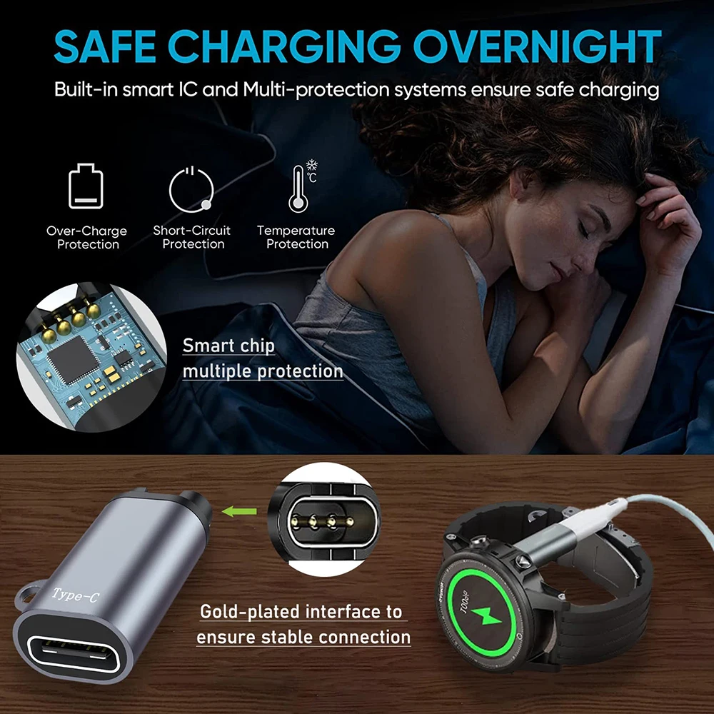 Universal USB Charger Converter Adapter for Smart Watches