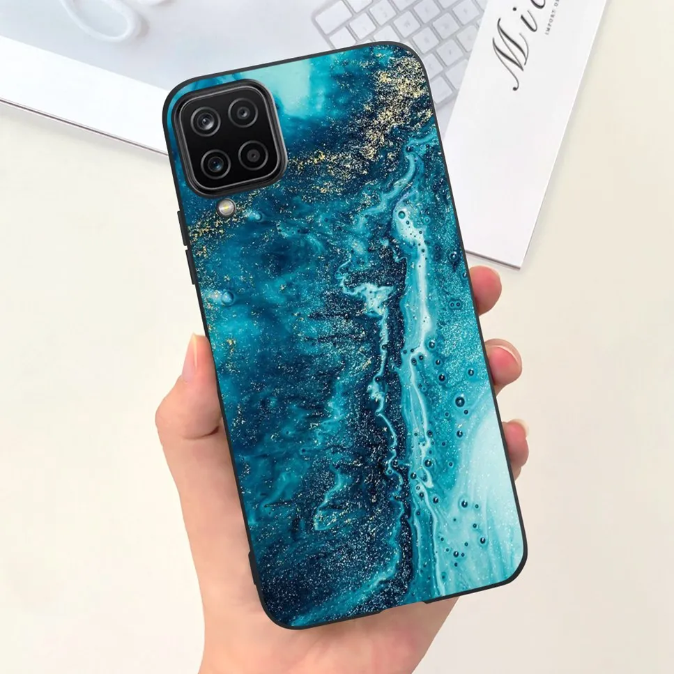 NEW Design For Samsung Galaxy A12 Case Silicone TPU Back Cover For Samsung A12 M12 F12 Galaxy M12 India  Funda Couqe Bumper