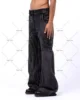 Y2K Punk Hip Hop Jeans Men Women 2023 Streetwear Coast Work Clothes Ripped Style Loose Washed Clothing Men Floor Mopping Pants 2