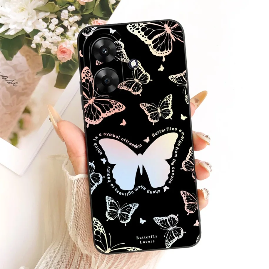 Fashion Flower Pretty Girls Soft Silicone Phone Cover