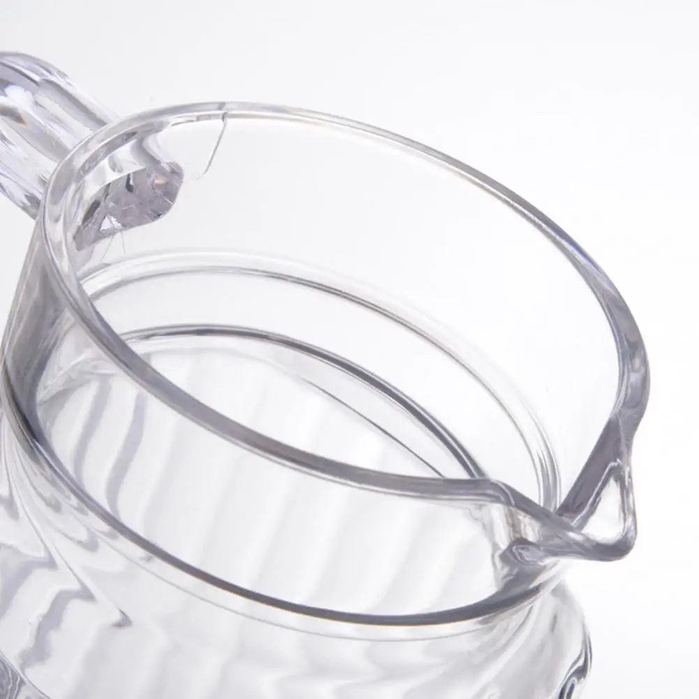 Fridge Water Jug Set of 2 Glass Water Jugs with Spill-free Spout Design for Fridge Food Grade Pitcher for Coffee Milk Juice