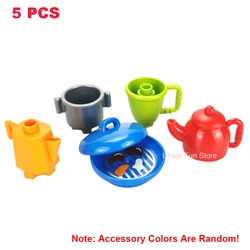 Deluxe Architectural Building Blocks Set for Kids - Educational Toy with Accessories (Kitchen 5pcs)