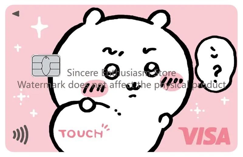 Cartoon Kawaii Chiikawas Credit Card Skin Stickers Cute Matte Sticker for VISA JCB Mastercard and Other IC Card Decorative - Image 19