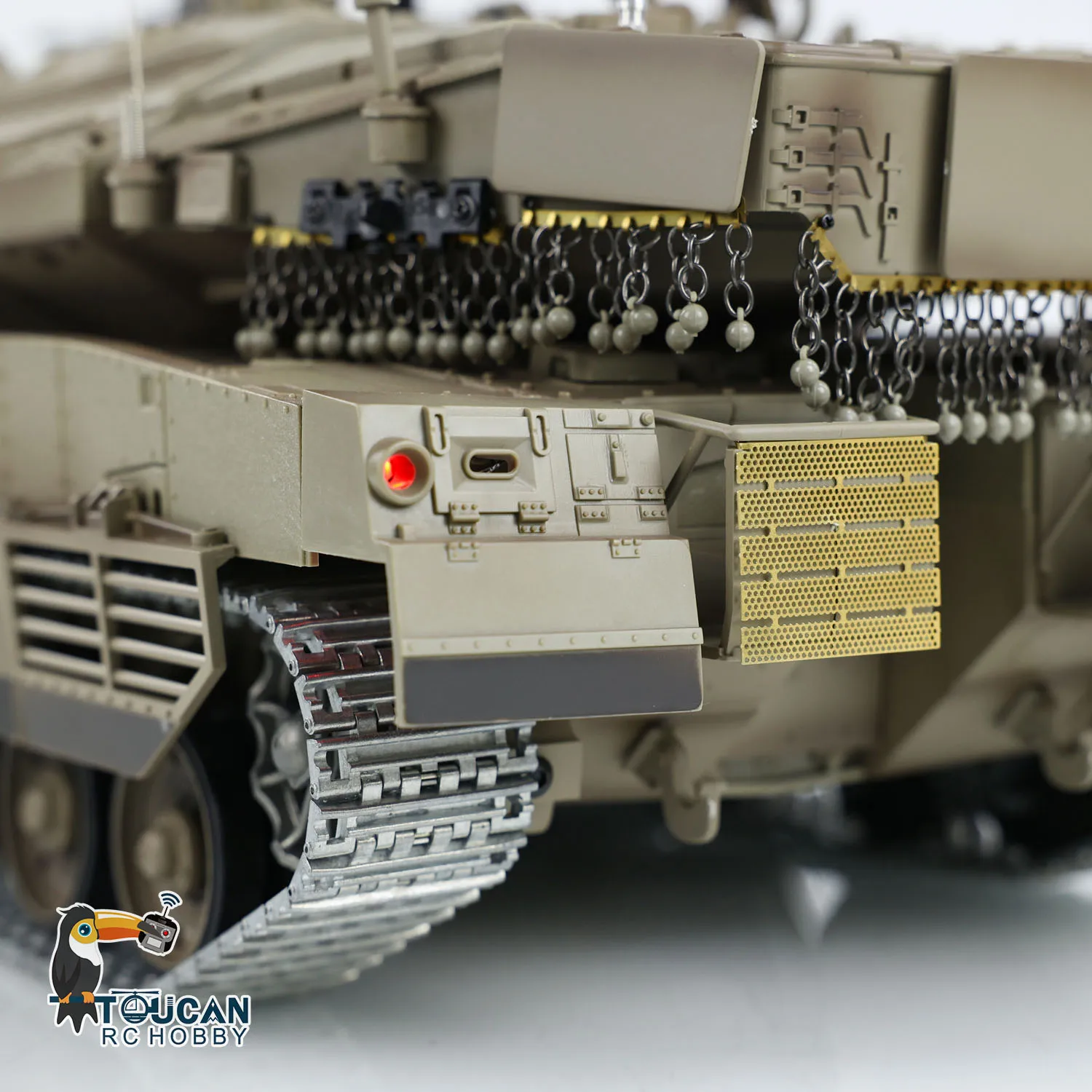 헹롱 3958 1:16 RC 주력 전차 IDF 메르카바 MK IV FPV 카메라 업그레이드 에디션 배럴 리코일 스모크 유닛 메탈 트랙 장난감