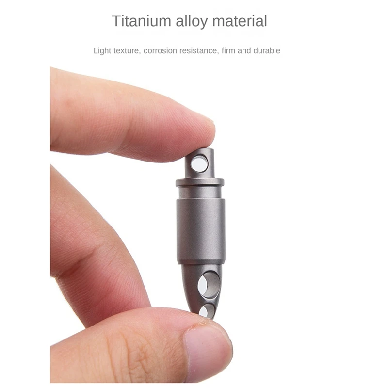 

Titanium Alloy Quick Pull Keychain Universal Buckle Car Keychain Mini Rotating Ring Gadget Durable Easy Install Easy To Use