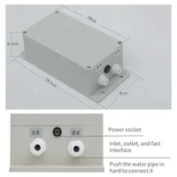 ก๊อกน้ําไฟฟ้าปั๊มน้ํา 12V 1.5L/min ก๊อกน้ําปั๊มดูดอัตโนมัติ Caravan ไฟฟ้าห้องครัวปั๊มน้ําสําหรับห้องครัว 2