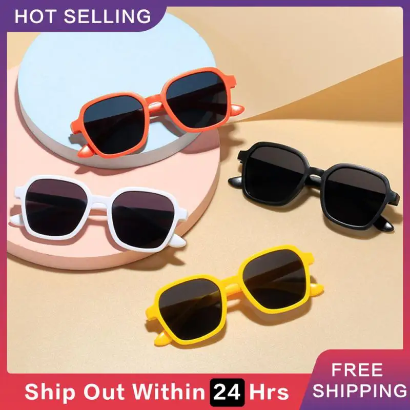 Детски слънчеви очила Винтидж квадратни сенници за момиче, момче, бебе, слънчеви очила, външна защита на очите, UV защита, сенници, очила