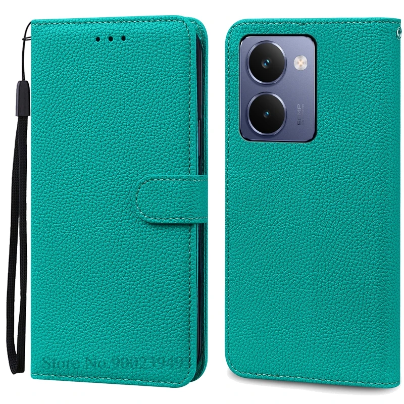 Leather Wallet Flip Case with Stand - Premium Protective Cover and Holder