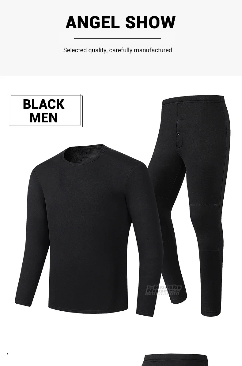 Motorcycle Riding Jackets Heated Men's Jackets Thermal Fleece Underwear