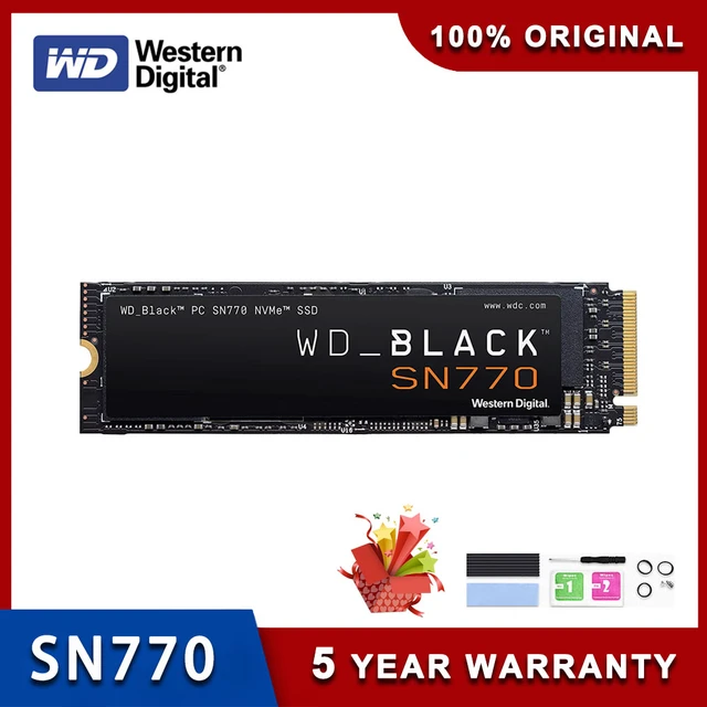 HD SSD 250GB WD BLACK SN770 M.2 NVME GEN4