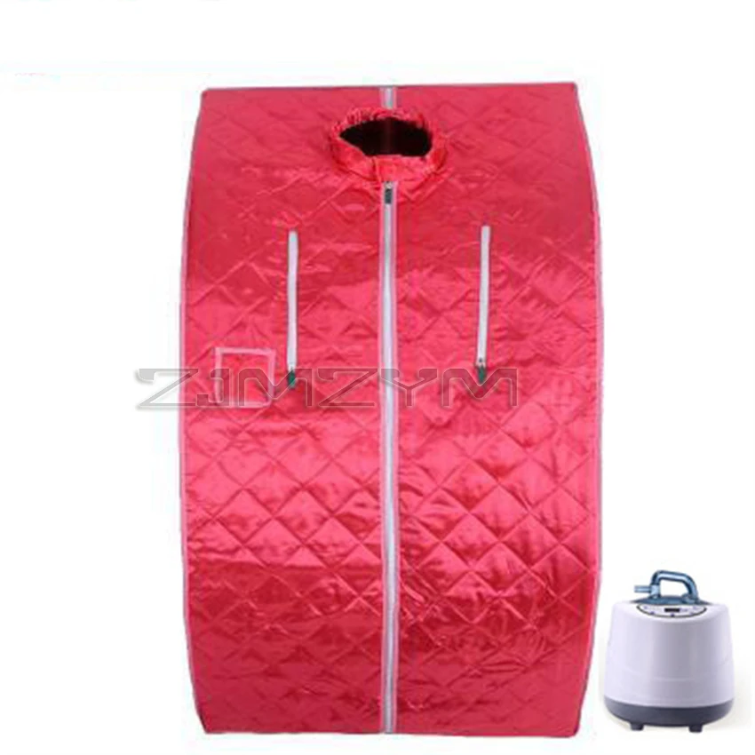 Portable Folding Steam Sauna SPA Room Tent Box with Steamer One Person Weight Loss Full Body Slimming 5