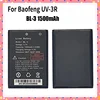 2pcs For Baofeng UV-3R Walkie Talkie Battery 1500mAh for BF-UV3R Two Way Radio Accessories UV 3R Radio Extra Battery Model BL-3 1