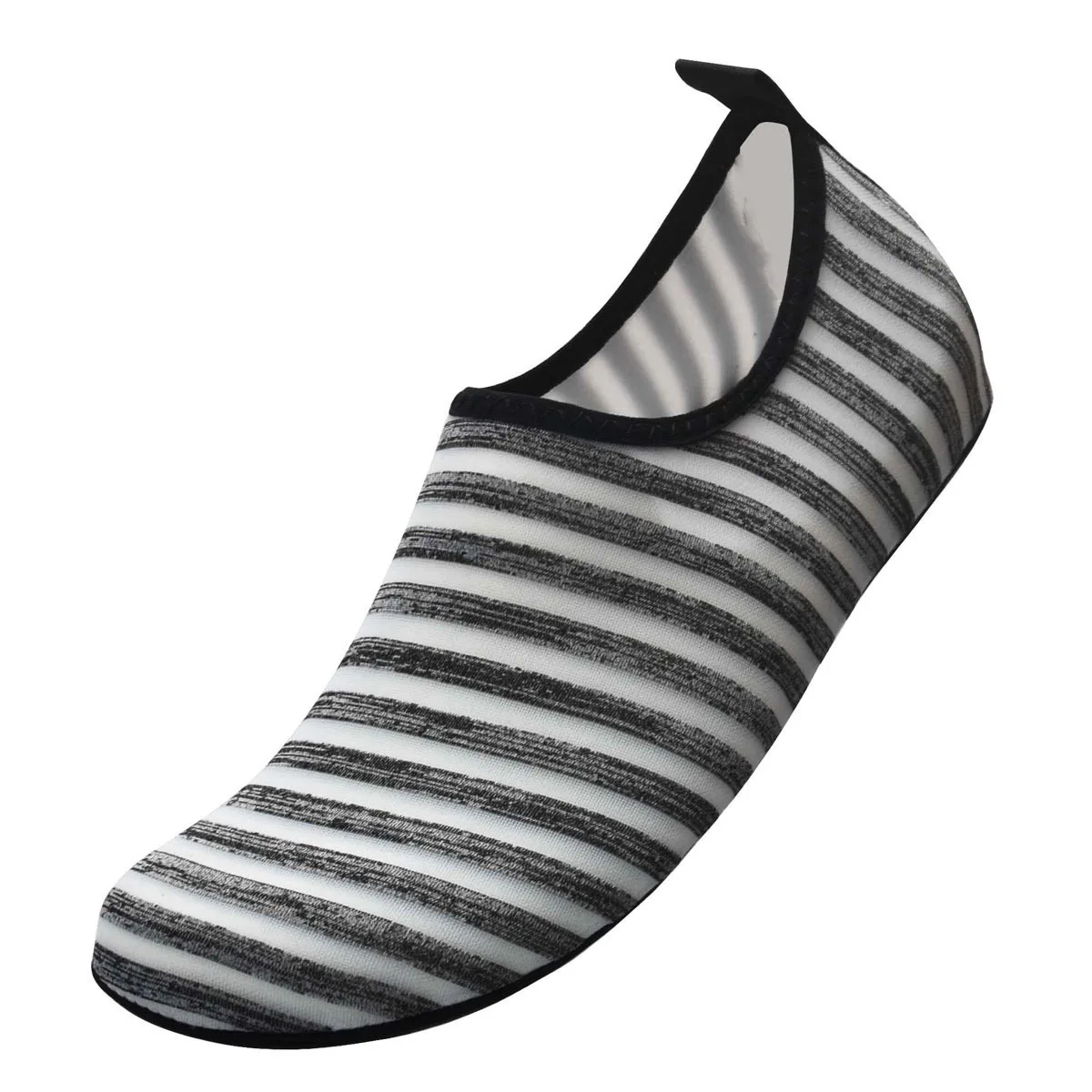 Water Shoes Women's Men's Lovers Barefoot Outdoor Wading Swimming Diving Snorkeling Beach Yoga Bathing Slip on Boot Stripe Print