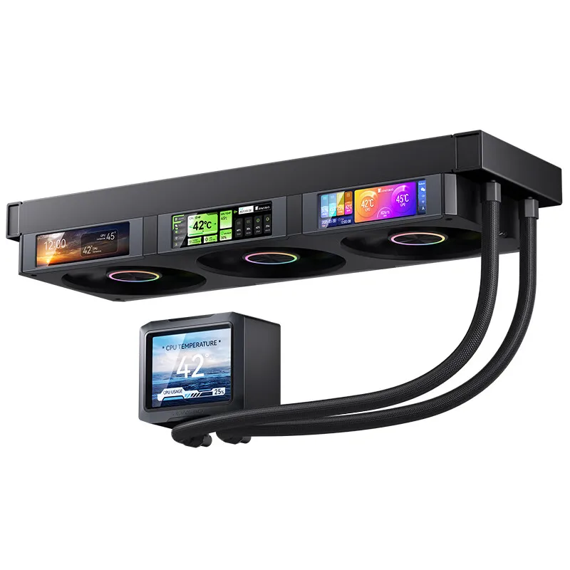 JONSBO TF3-360SC All-in-one CPU Water Cooler 3.5-inch IPS LCD 3.38