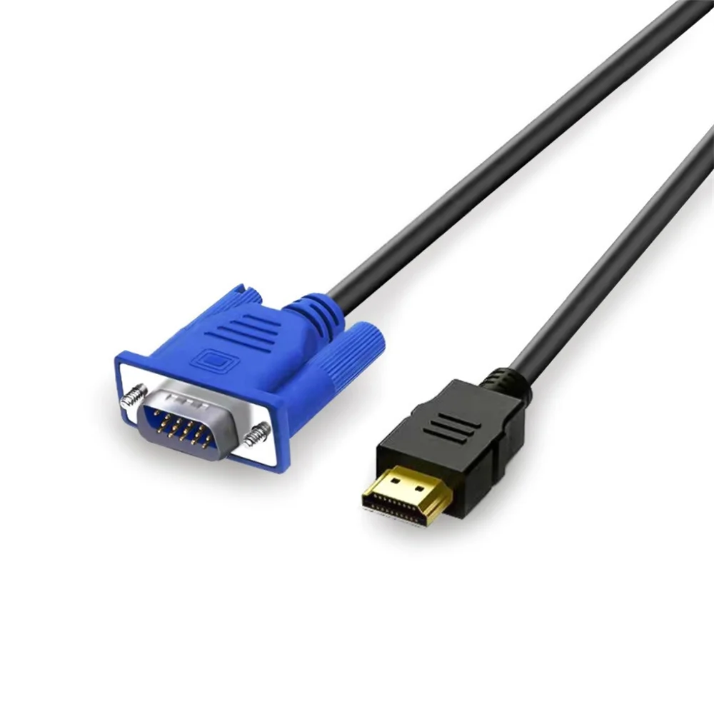HDMI ȣȯ -VGA  -Ƴα 1.5M Ƽ Ŀ ڵ, ǻ ƮϿ 1080P 60Hz