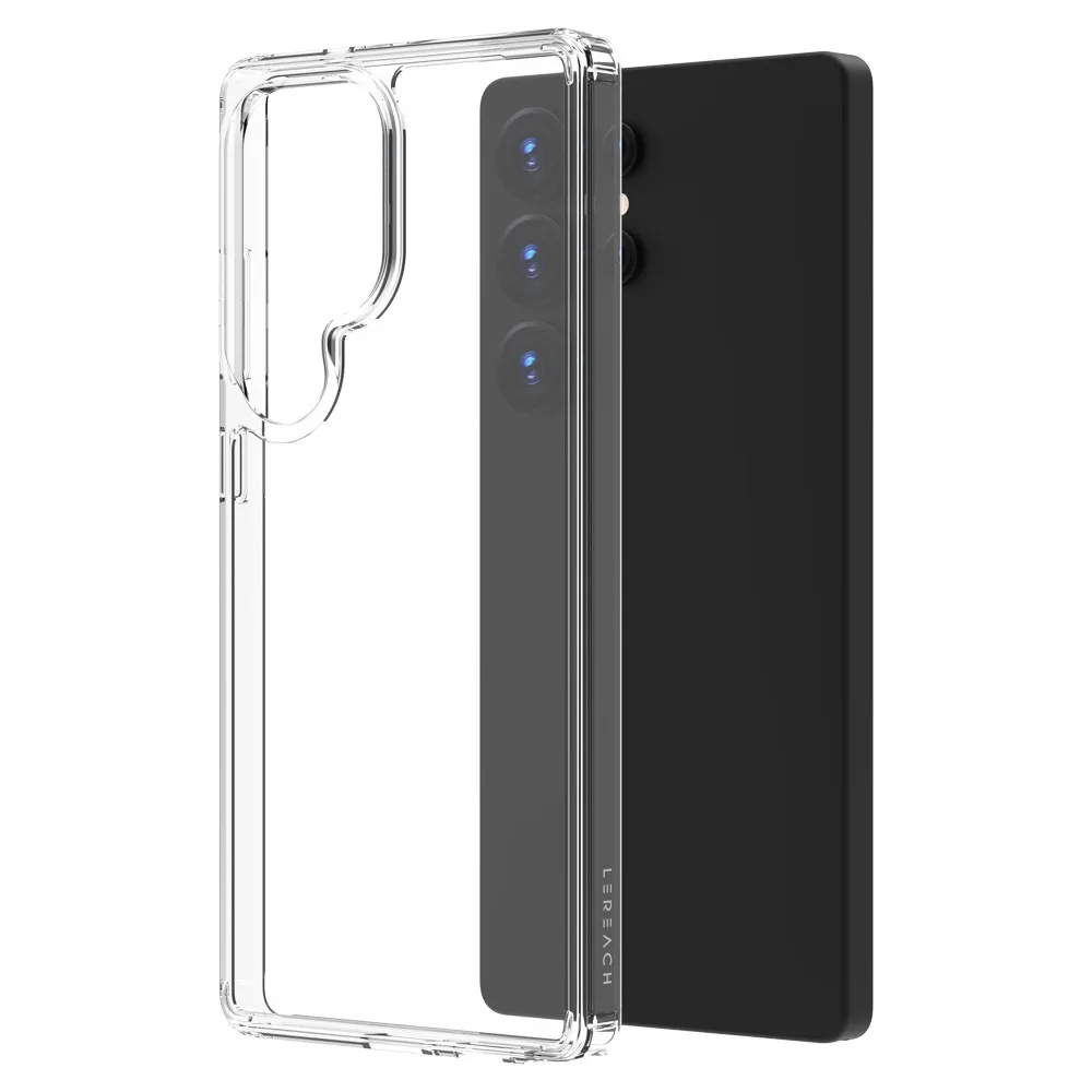 LeReach TOC Clear Protective Case with TPU Frame and Hard PC Back