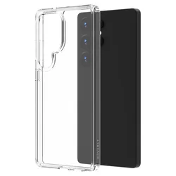 LeReach TOC Clear Protective Case with TPU Frame and Hard PC Back - S22 Ultra (Clear)