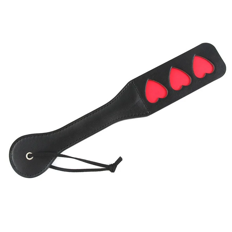 Horse Crop PU Leather Soft Anti-slip Handle Riding Paddle Sports Game Play Whip Reusable Racing Horses Training Accessories Equestrian Whip