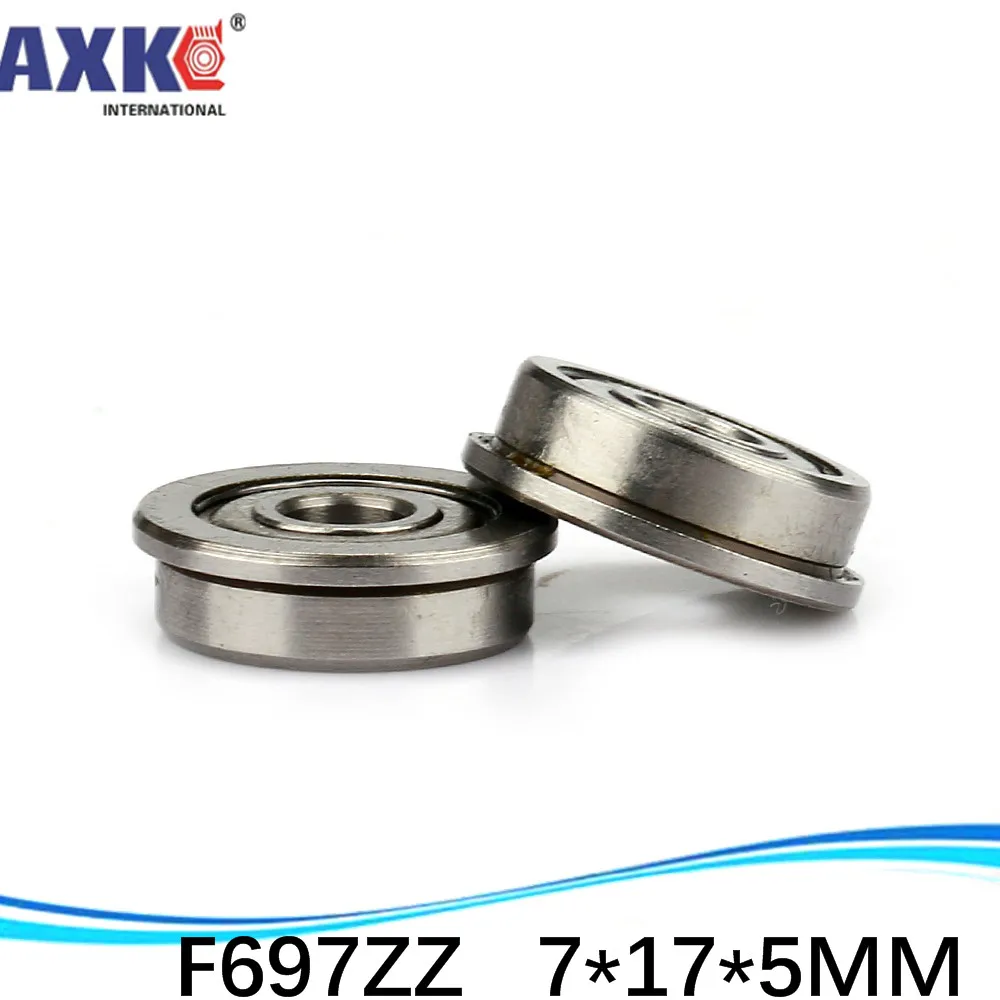 

Free shipping F697ZZ Flange bearings 697 F697Z F697 ZZ 7*17*5mm ABEC-5 chrome steel deep groove bearing 7*17*19*5*1.2 mm