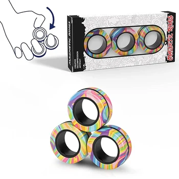 Magnetic Fidget Rings Set 1