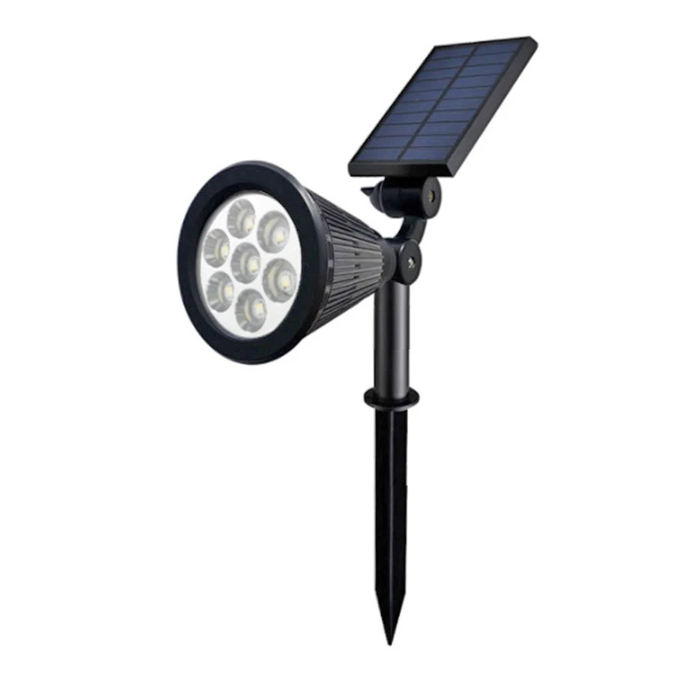 Outdoor Waterproof Solar Spotlights Warm White Tree-shooting Landscape Lights Garden Rain-proof Lawn Led Ground Plug-in Lamps