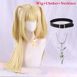 Golden Yellow Long Cosplay Wig with Heat Resistant Synthetic Hair + Wig Cap (3PCS Set)