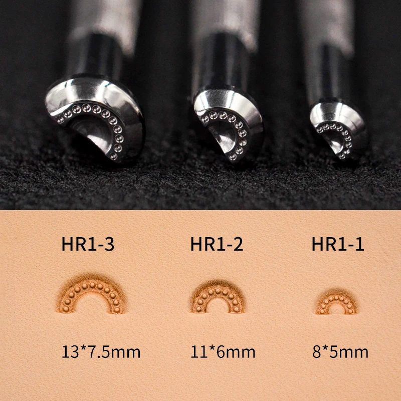 SOZO HR1 Leather Stamps Flower Centers Cluster Fine Metal Punch Carving Handmade Saddle Making Print-Tools 304 Stainless Steel