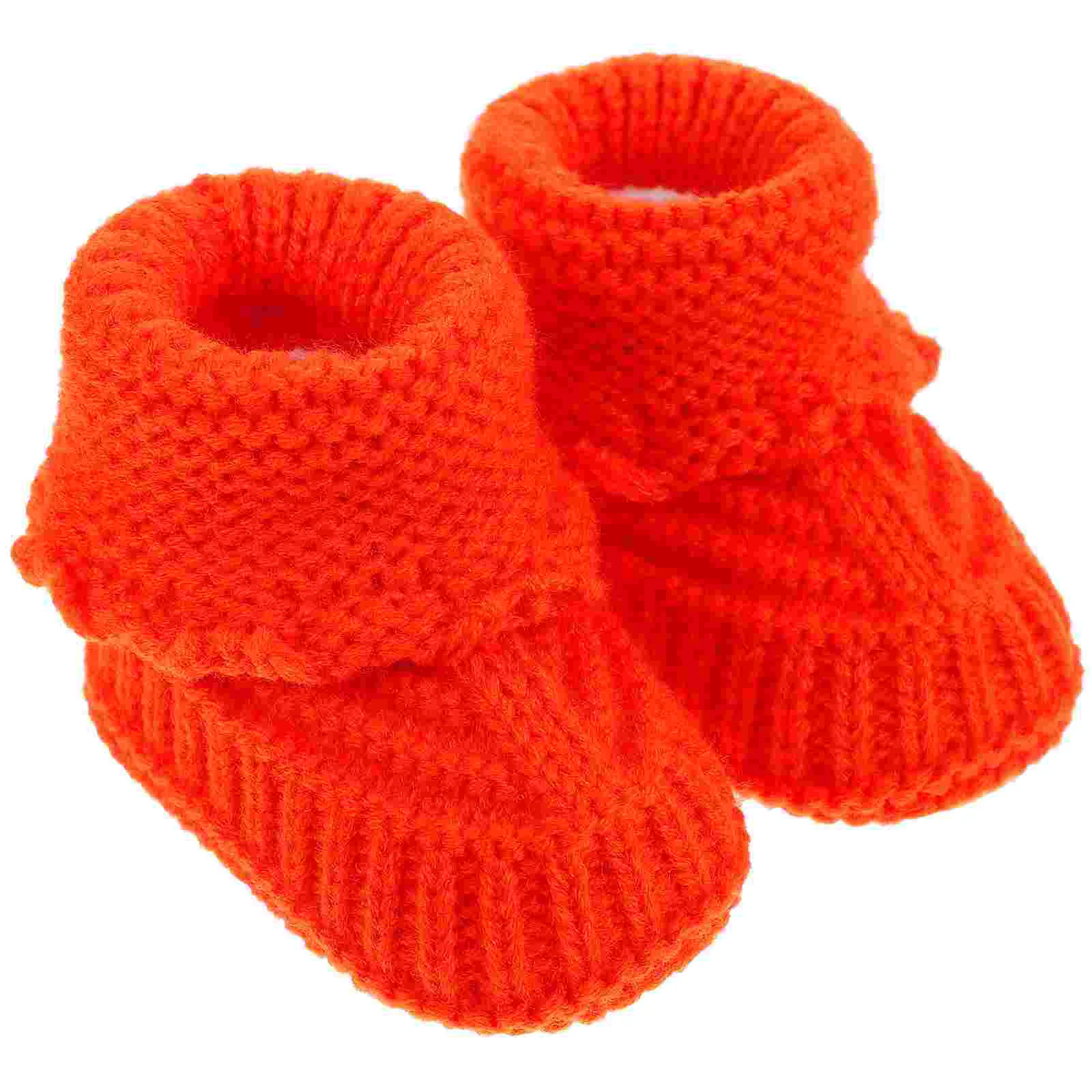Handmade Knitted Infant Shoes Newborn Booties Soft Sole Baby Sandals Clogs Baby Girl Boy Comfort