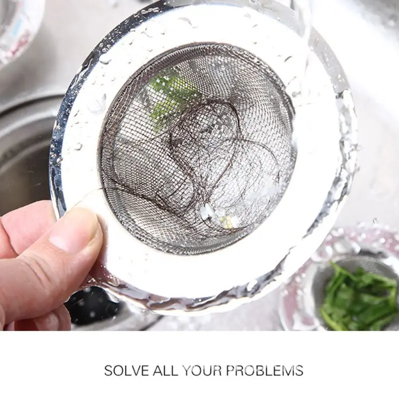 

3 размера, универсальный сетчатый фильтр для раковины из нержавеющей стали, фильтр-ловушка для ванны, сливное отверстие H