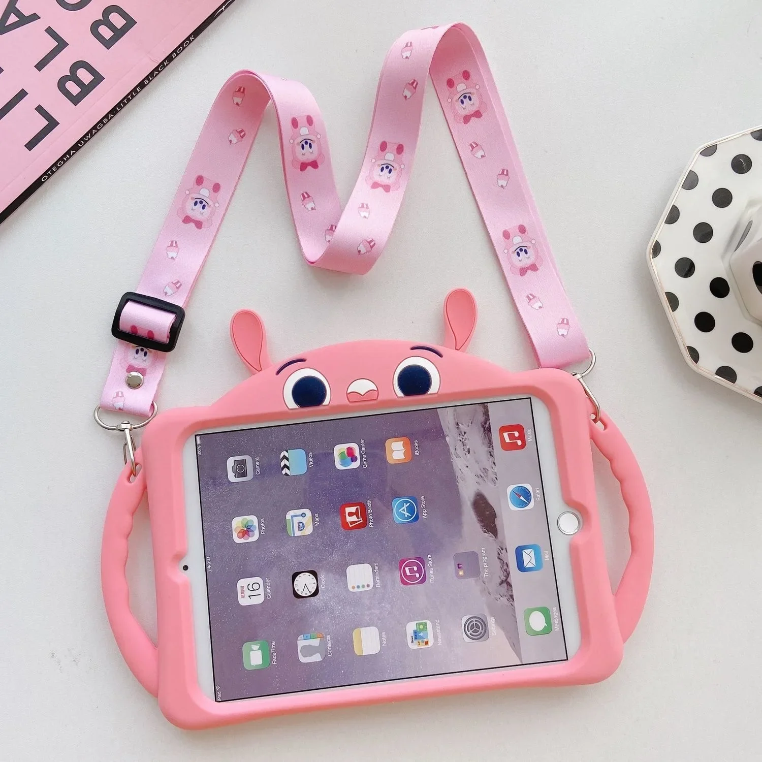 3Dディズニーステッチストラップipad空気2021 10.2ミニ6空気4