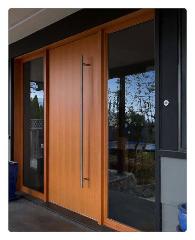 Solid wood front entry door bedroom with mobile home exterior door wood 6