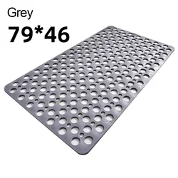 Enhanced Anti - Slip Porous Bath Mat with Strong Suction and Anti - Mold Protection (Size79x46)