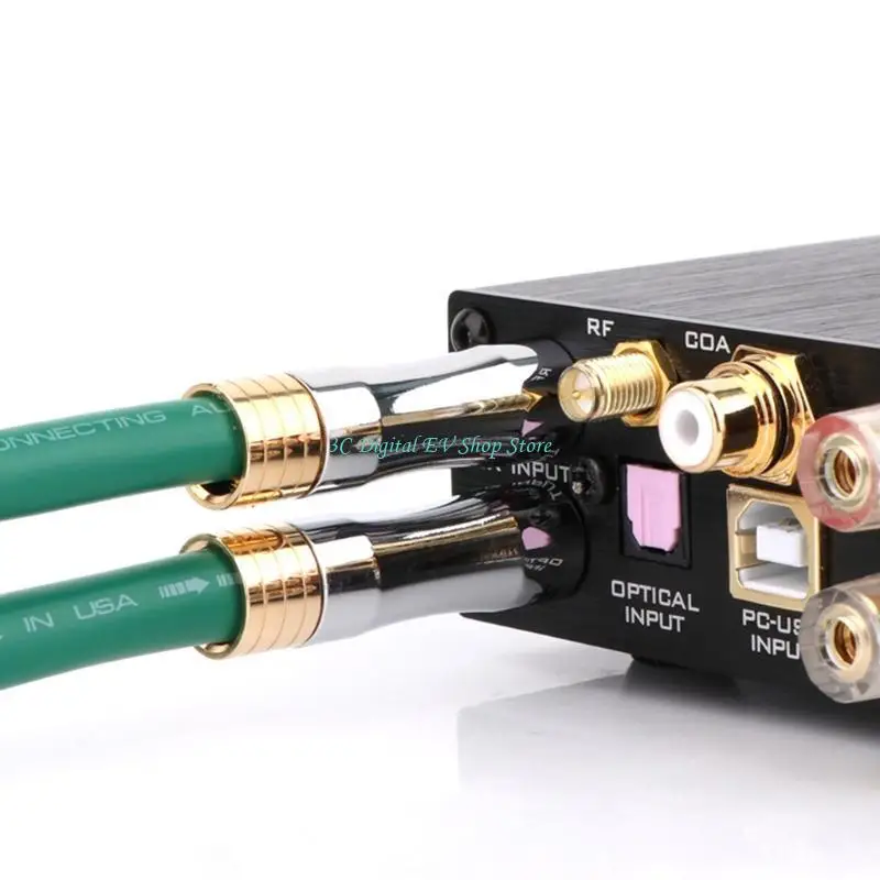E74D Hocheffiziente RCA-zu-RCA-Verbindung, Kupferkabel, 2328 Hifi 99,98% Audiokabel – Detail 9