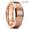 Bagues en acier titane couleur argent 8mm pour hommes et femmes, bagues en acier inoxydable brossé mat, bijoux cadeaux de mariage