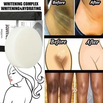 Body Whitening Soap Deep Clean Skin Chicken Skin Removal Soap Armpit Underarm Knees Bleaching Body Brighten White Care Products 1
