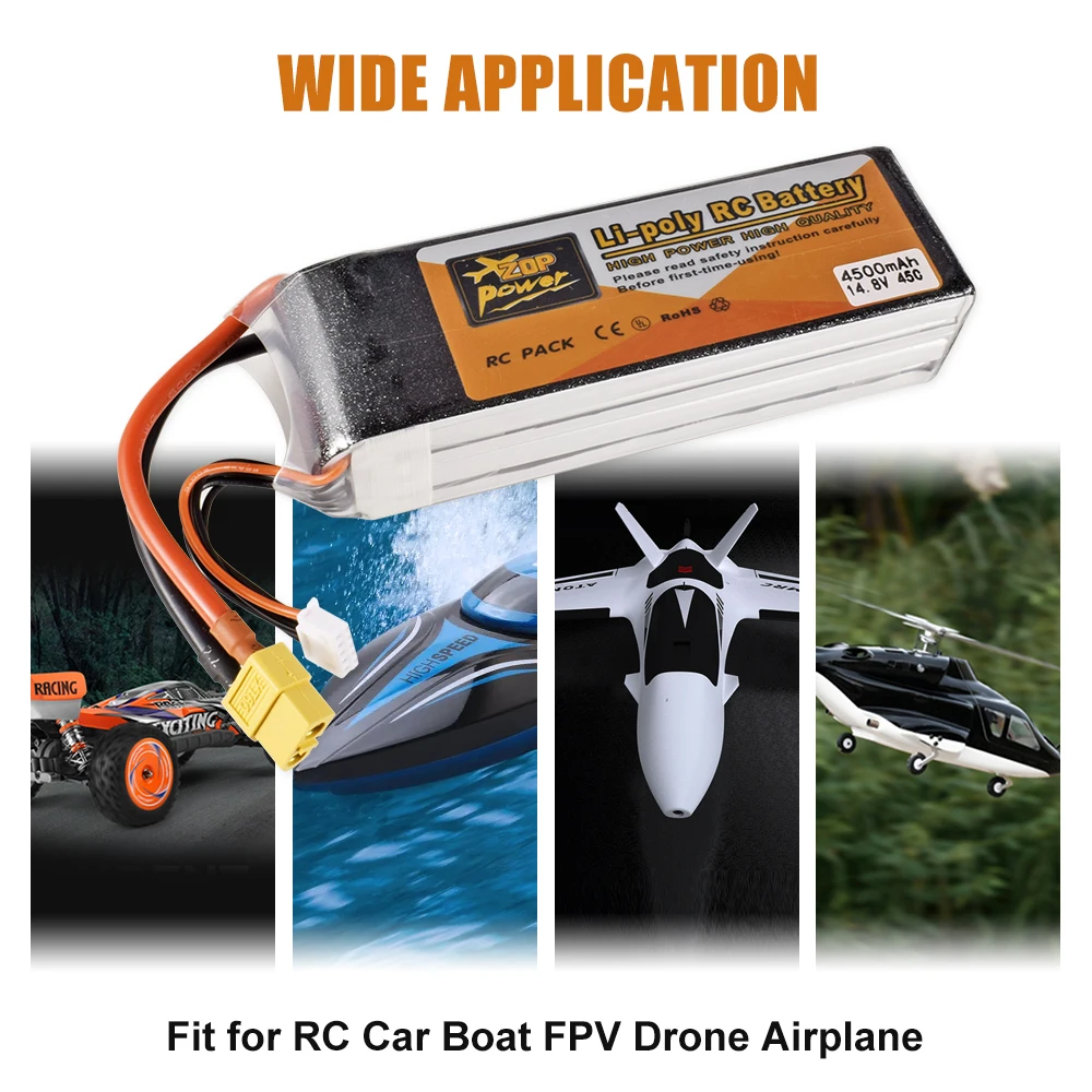 Batterie LiPo 3S 11.1V 1800-5000mAh 30C/45C RC Voiture Camion