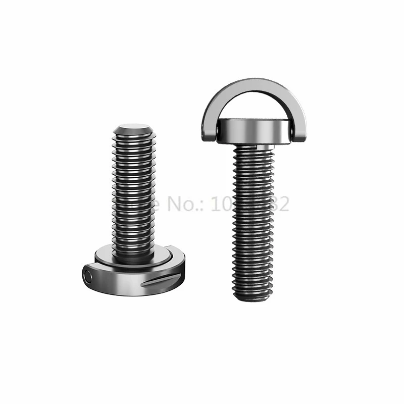 M5 19mm or 15mm Threaded Stainless Steel Foldable D Ring Screw Adapter For DJI for Gopro Insta360 Tripod Monopod Baseplate camera accessories