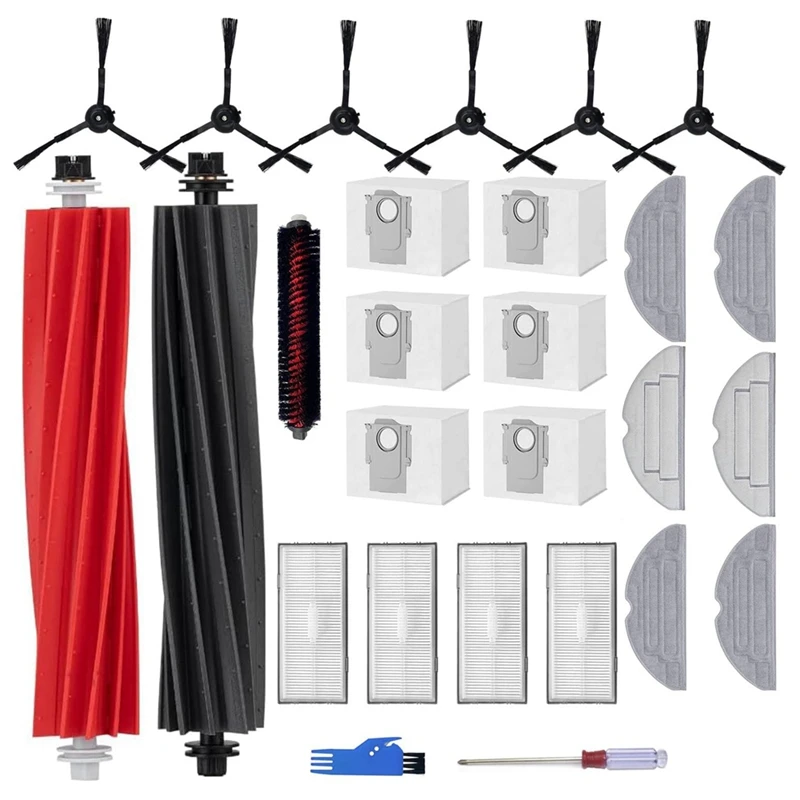 

Запчасти для Roborock S8 S8 Pro Ultra S8 +, насадки для швабры, основные боковые щетки, фильтры НЕРА, мешки для пыли, сменные детали