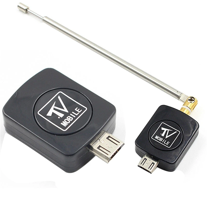 미니 USB DVB-T 튜너 TV 리시버 동글, 안테나 DVB T HD 디지털 모바일 TV HDTV 위성 리시버, 안드로이드 휴대폰용