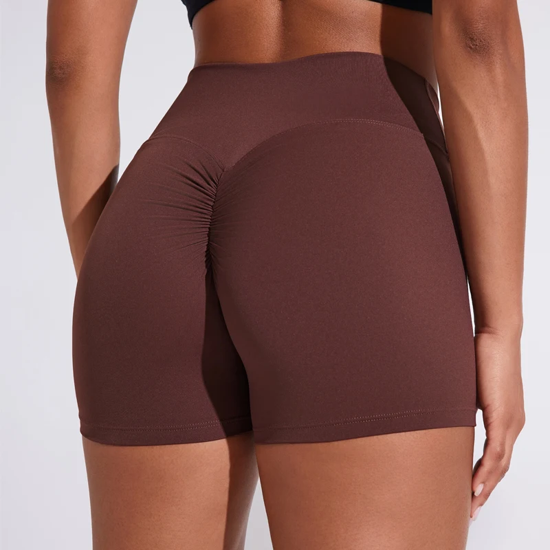 Women's sports shorts workout shorts yoga shorts sports shorts running shorts Gym High Elasticity Tight Fitting High Waist Running Quick Drying Yoga Pants Hot Pants