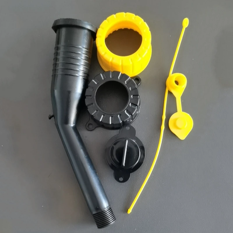 Gas Tank Nozzle Kit, Leak-Proof Corner Nozzle Gasket, Filter Vent Cover Drill Bit, Oil Guide Tube, Oil Barrel