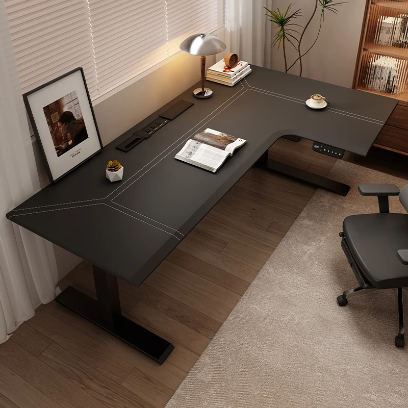 Corner Electric Lifting Table Legs Corner Leather Workbench E-sports Desk Home Computer Desk Office Study Table Corner Electric Lifting Table Legs Corner Leather Workbench E-sports Desk Home Computer Desk Office Study Table
