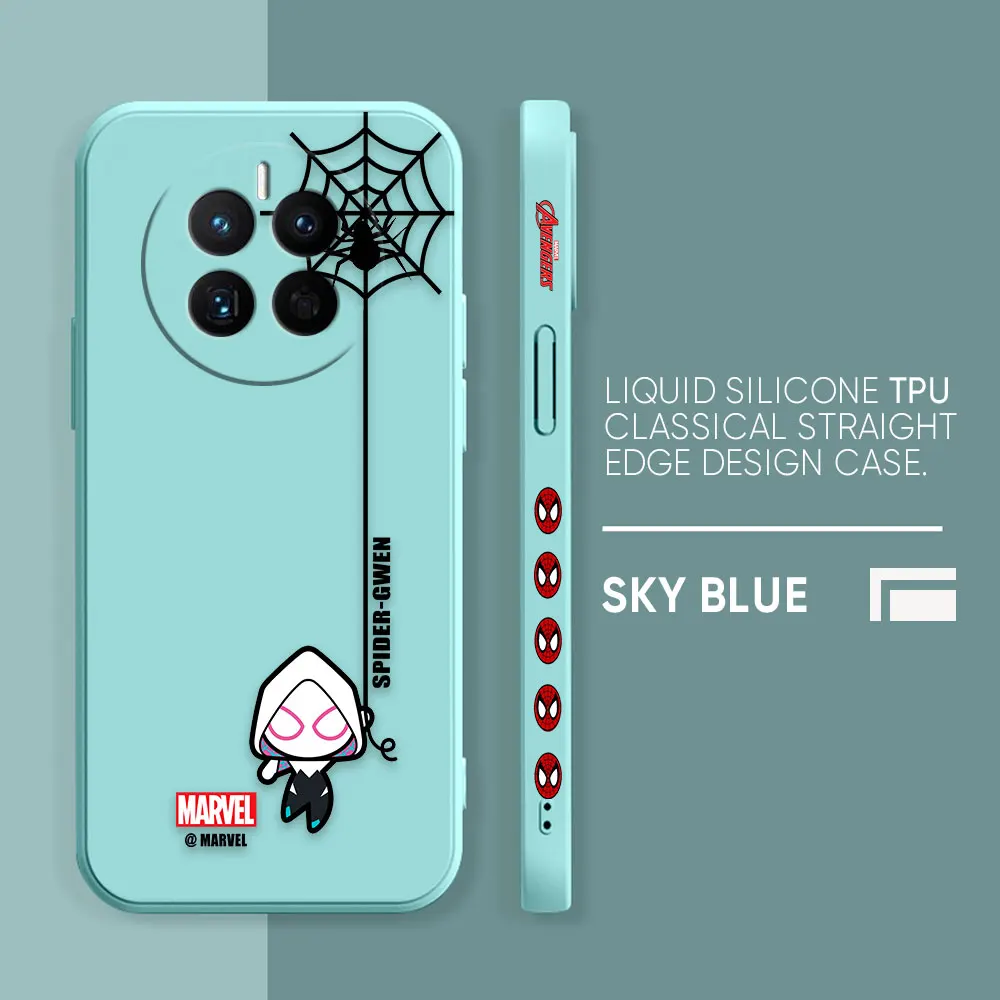 thumbnail image 1 of Phone Case For Huawei MATE 20 20X 30 40 50 P20 P30 P40 P50 10 PRO PLUS Case Funda Cqoue Shell Capa Marvel Spider-Man Spider Web, 1 of 5
