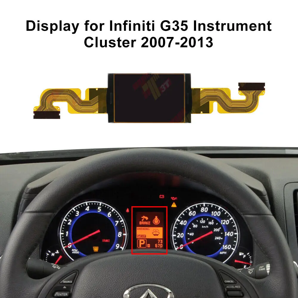 

Dashboard LCD Display for Infiniti EX35 Speedometer Instrument Cluster